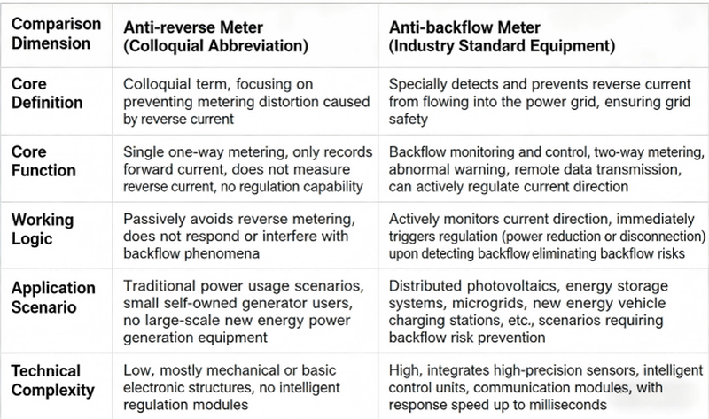 A Table To Understand The Differences A Table To Understand The Differences