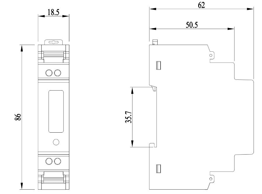 Three Phase Three Wire DIN Rail Meter--D3132 Three Phase Three Wire DIN Rail Meter--D3132