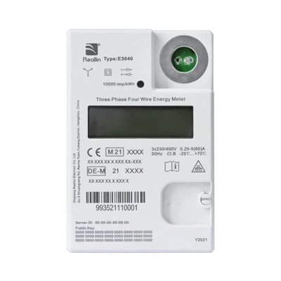 Three Phase Four Wire Energy Meter - E3040