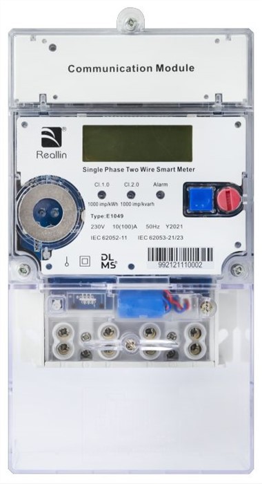 Single Phase Two Wire Smart Meter -- E1049